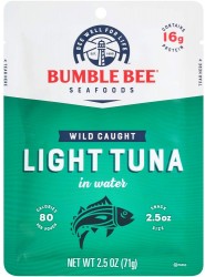 12-Pack BUMBLE BEE Premium Light Tuna (2.5oz pouches) 