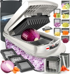 Mueller Pro-Series 10-in-1 8-Blade Vegetable Chopper 