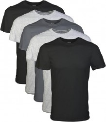 Gildan Men's Crew Neck T-Shirt 5-Pack 