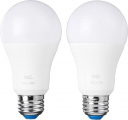 WiZ Connected 60W A19 LED Smart Light Bulb 2-Pack 