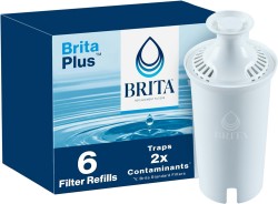 6-Count Brita Plus Water Filter Refills $23 at Amazon