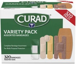 Curad Assorted Bandages 320-Count Variety Pack 