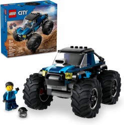 148-Piece LEGO City Blue Monster Truck Off-Road Toy Mini Monster Truck 