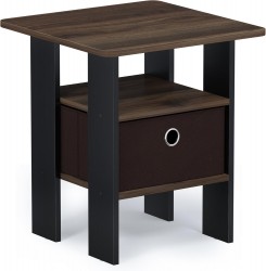 Furinno Andrey End Table w/ Drawer 