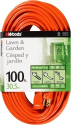 Woods 100-Ft. Outdoor Extension Cord 