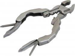 Swiss+Tech 9-in-1 Stainless Steel Micro Pocket Multitool 