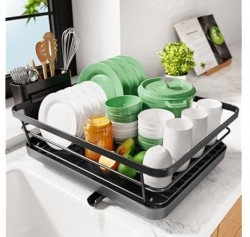  Kitsure Dish Drying Rack $15 at Woot