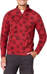 Amazon Essentials Marvel Men's Polar Fleece Quarter-Zip Mock Jacket 