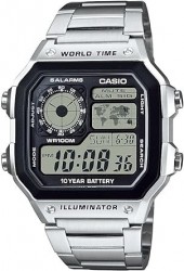 Casio Men's Classic Stainless Steel Japanese-Quartz Stainless-Steel Strap $28 at Amazon