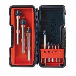 8-Piece Bosch GT3000 Carbide Glass & Tile Bit Set w/ Storage Case 