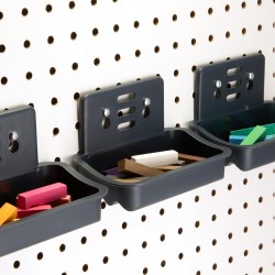 3-Pack Officemate Pegboard Wall Utility Tray $11 at Amazon