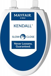 Mayfair Kendall Slow-Close Toilet Seat 