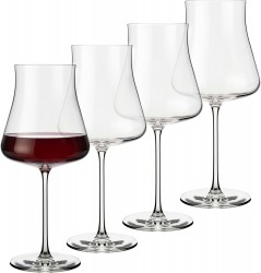 4-Piece 24oz Libbey Signature Stratford Red Wine Stemmed Glass Set 