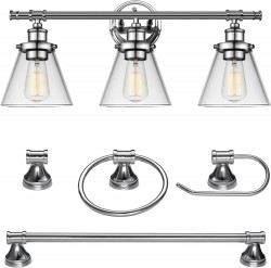 Globe Electric 5-Piece Bathroom Accessory Set 