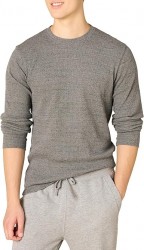 Amazon Essentials Men's Slim-Fit Long-Sleeve Waffle Shirt 