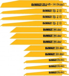 DEWALT 12-Piece Reciprocating Saw Blade Set 