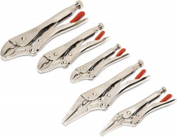 Crescent 5-Piece Curved & Long Nose Locking Plier Set 