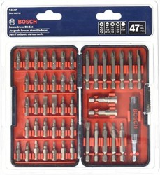 Bosch 47-Piece High-Carbon Steel Screwdriver Bit Set 