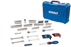 Kobalt 129-Piece Polished Chrome Mechanics Tool Set 