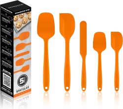 Ovente 5-Piece Silicone Spatula Set 