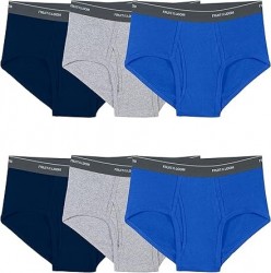 Fruit of the Loom Men's Cotton Briefs 6-Pack $13 at Amazon