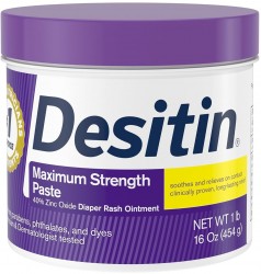 16oz Desitin Maximum Strength Baby Diaper Rash Cream 