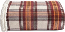 Eddie Bauer 50" x 60" Reversible Sherpa Throw Blanket 