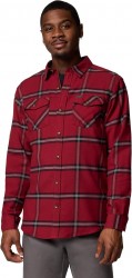 Columbia Men’s Bearmouth Springs Roll Up Flannel Long Sleeve Shirt 