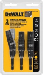 DeWalt 3-Piece Impact-Ready Magnetic Pivoting Nut Driver Set 