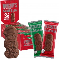 36-Pack 1.2oz Hersheys Milk Chocolate Santa Bar 