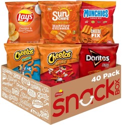 Frito Lay 40-count Cheesy Mix 6 Flavor Variety Pack 