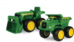 John Deere Dump Truck and Tractor Toy 2-Pack 