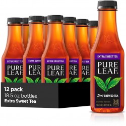 12-Count 18.5oz Pure Leaf Real Brewed Iced Tea 