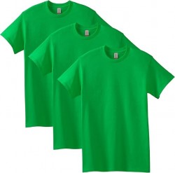 Gildan Men's Irish-Green Cotton T-Shirt 3-Pack 