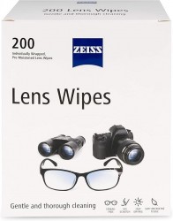 Zeiss Lens Cleaning Wipes 200-Pack 