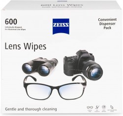  ZEISS 600-Count Pre-Moistened Lens Cleaning Wipes 