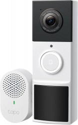 TP-Link Tapo 2K Smart Video Doorbell Camera w/ Chime 