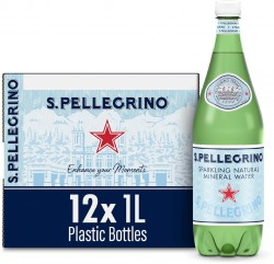 12-Pack San Pellegrino 33.8oz Sparkling Mineral Water 