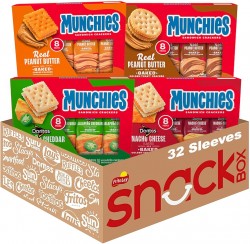 Munchies Baked Sandwich Crackers 32-Count Variety Pack 