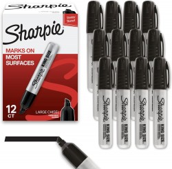 Sharpie King Size Permanent Markers 12-Pack 