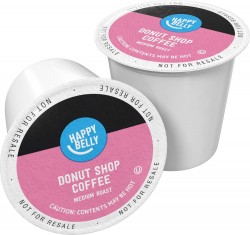 Happy Belly Donut Style Medium Roast Coffee Pods 100-Count 