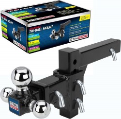 TowSmart Adjustable Tri-Ball Mount Hitch 