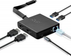 RVP+ 6-in-1 USB-C Docking Station 