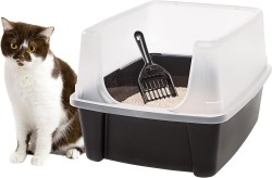  IRIS USA Open Top Cat Litter Box 