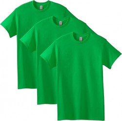  Gildan Men's Irish-Green Cotton T-Shirt 3-Pack 